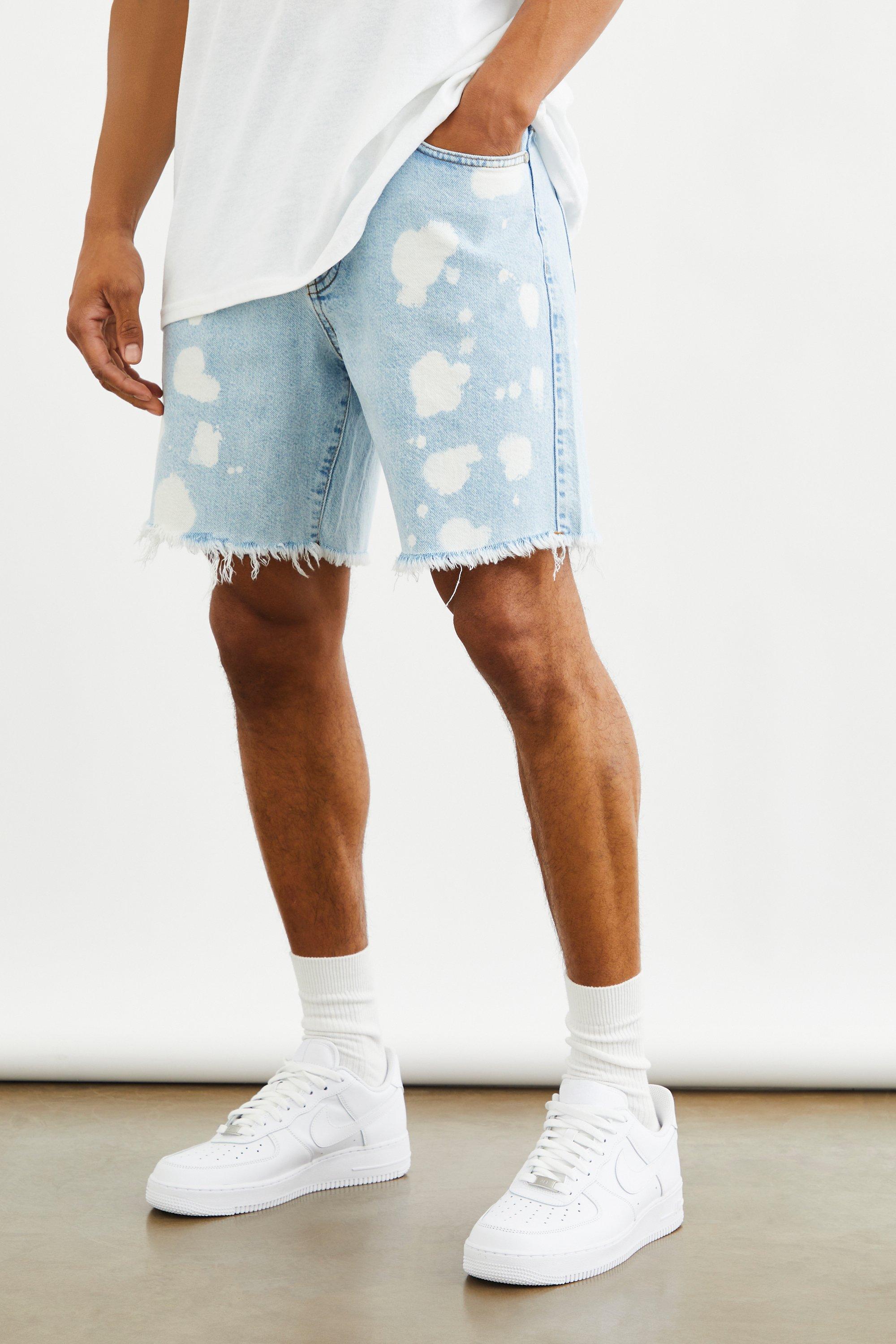 Boohooman hot sale denim shorts